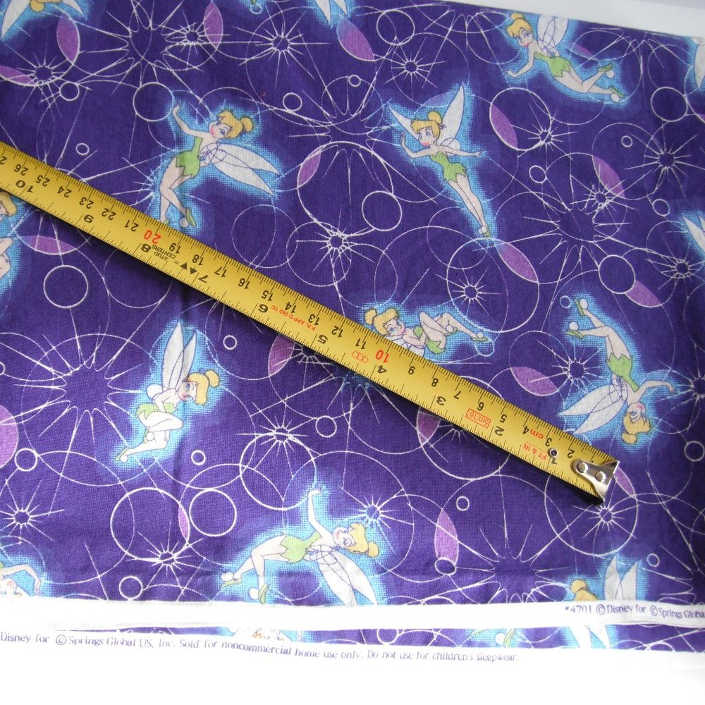 3.5 Yards Kids Fabric 4701 Disney for Springs Global US Purple 44"- W 100%Cotton